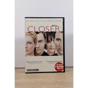 Closer Superbit DVD 2004 Julia Roberts Natalie Portman Jude Law Clive Owen